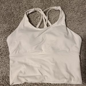 White NVGTN Matrix Sports Bra